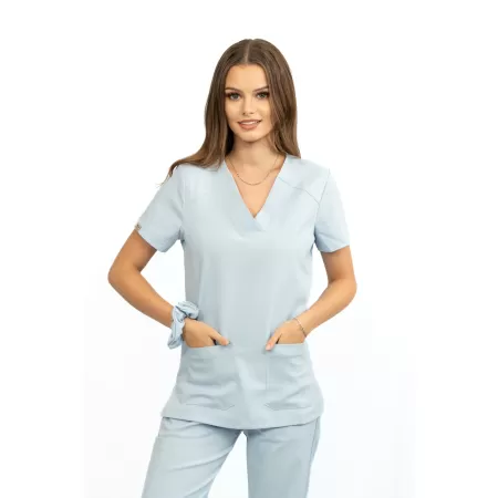 Bluzka medyczna SCRUBS MEDI TEDDY  - COSTA BABY BLUE
